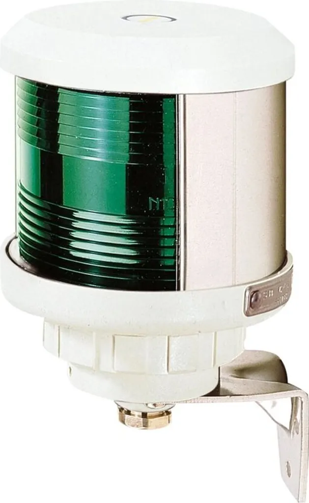 VETUS SB35ZWIT Lanterne Starboard Blanche 12/24V avec Support Latéral