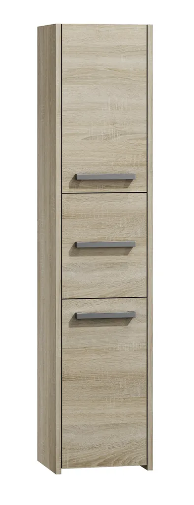 Armadietto Bagno Stretto MARGO Rovere Sonoma - Mobile Salvaspazio