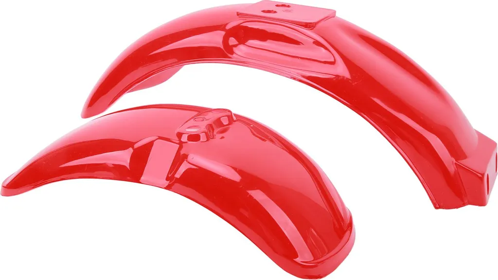 Garde-boue Moto Avant Arrière pour Rénovation Z50 Z110 Z125 Rouge