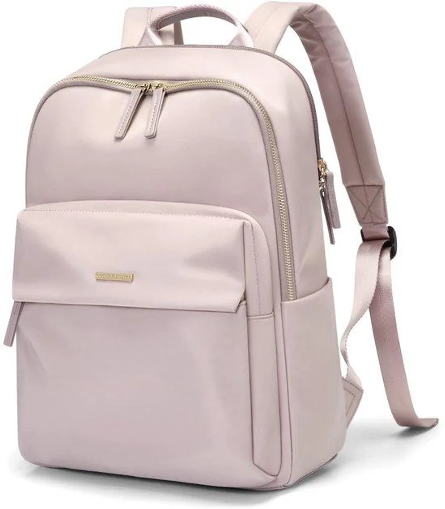 Sac à dos rose pour ordinateur 15 pouces femme - Idéal voyage et travail