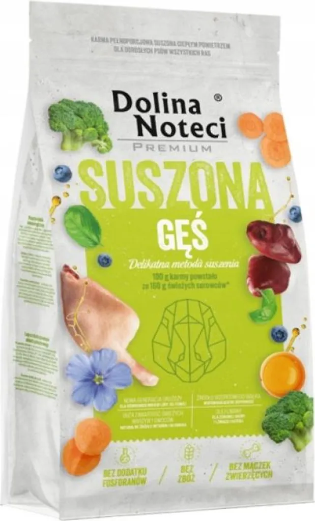 Dolina Noteci Premium Croquettes à l'Oie pour Chien Adulte - Sac de 9 kg