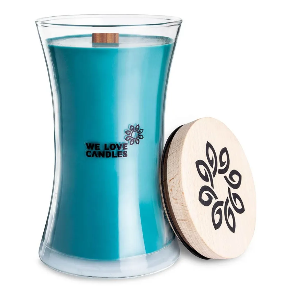 Candela Scented Sandalo Basic 700g - Lunga Durata ed Eleganza Minimal