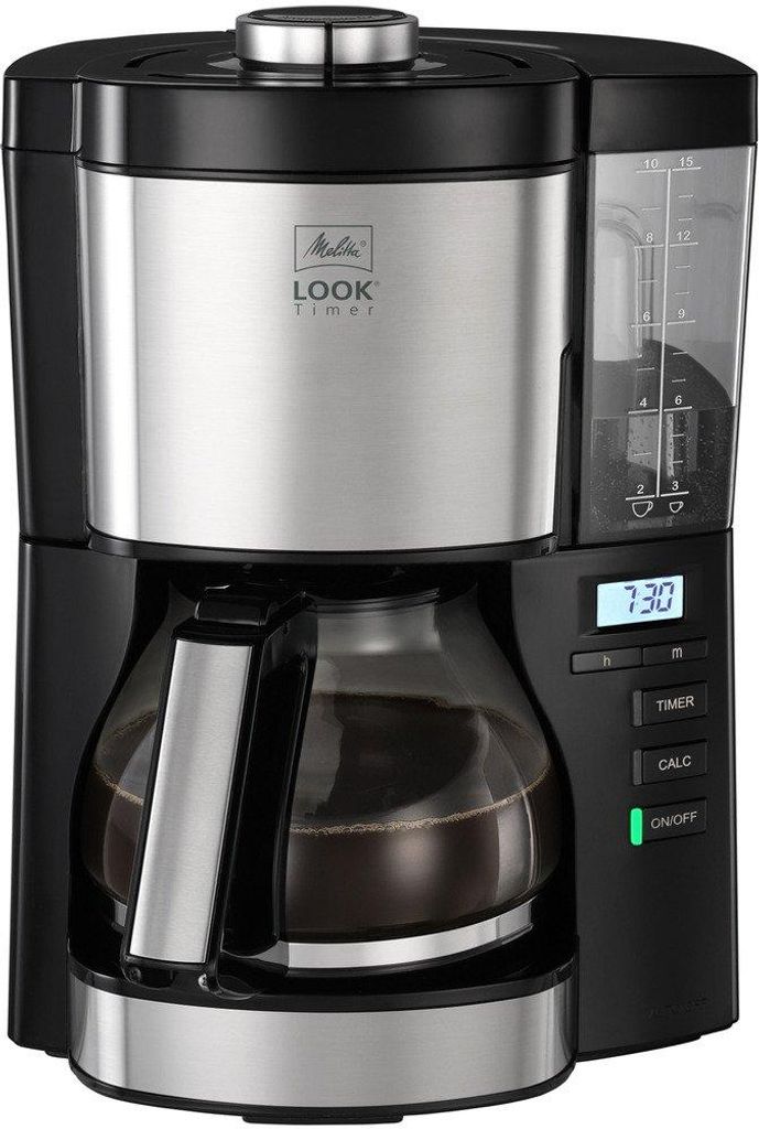 Melitta 6766591, Kávovar, Mletá káva, 1080 W, Čierna, Obrázok produktu 
