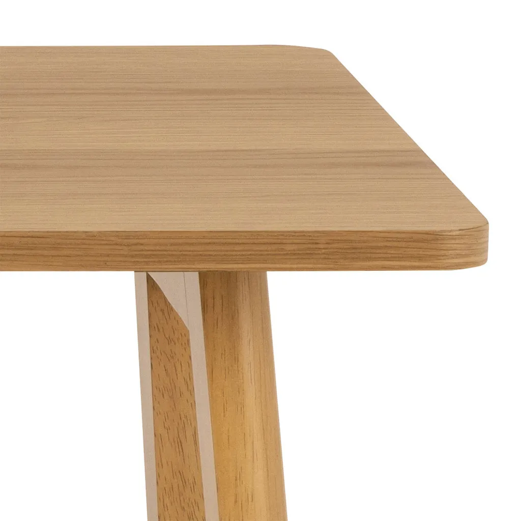 Bureau Barnett Chêne Authentique - Table de Travail Robuste en Bois