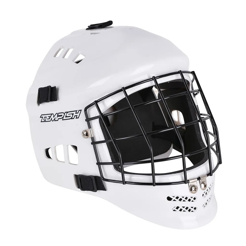 Masque floorball Tempish Hector Jr SR robuste et réglable en noir - 2