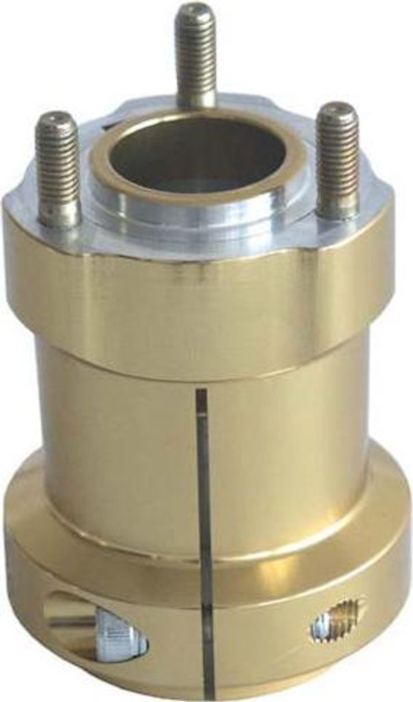 Radstern, Alu, eloxiert, für 50mm Achse, 62mm - 115mm lang, Länge in mm:95mm, Farbe:gold