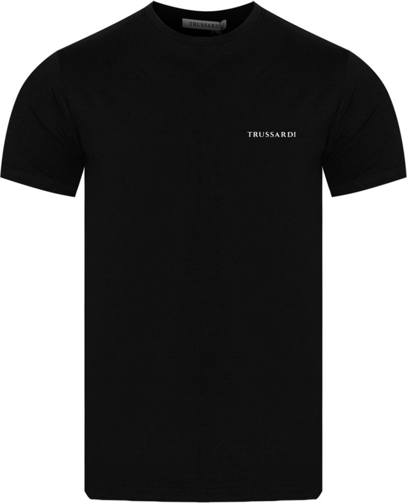Trussardi Herren KURZARM-T-SHIRT Schwarz TRU25MTS03_NE03BLAC : Größe - S Größe: S