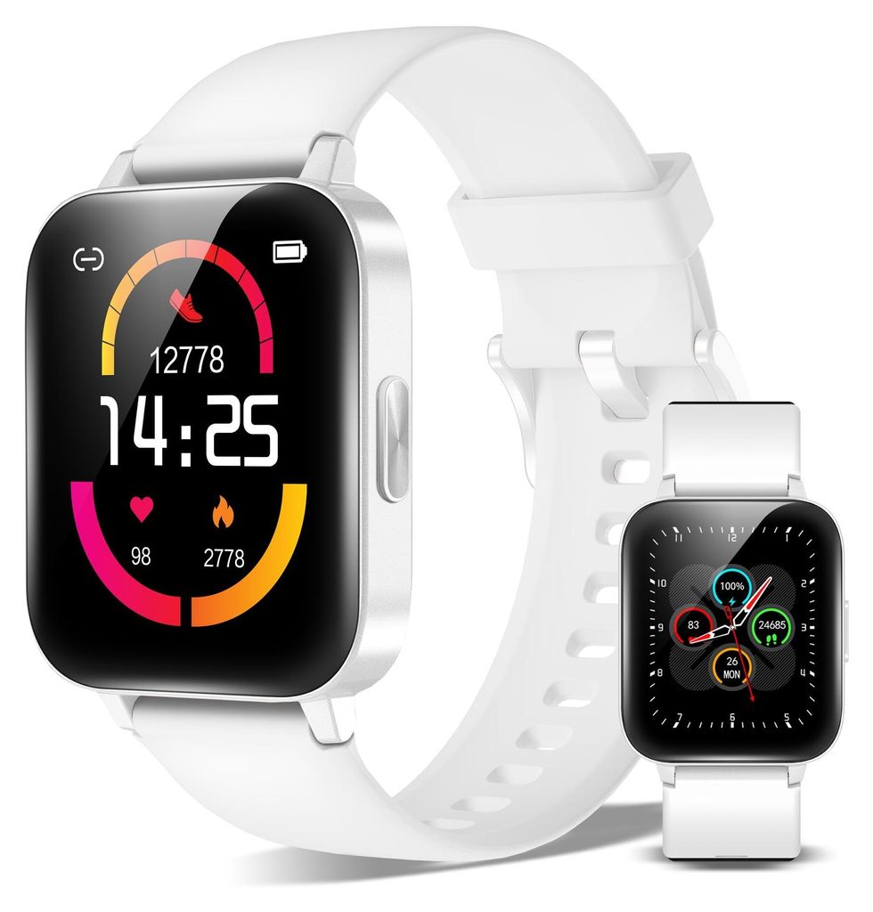 XINJI C1 White Smart-Uhr mit Bluetooth, Touchpanel, Produktbild 
