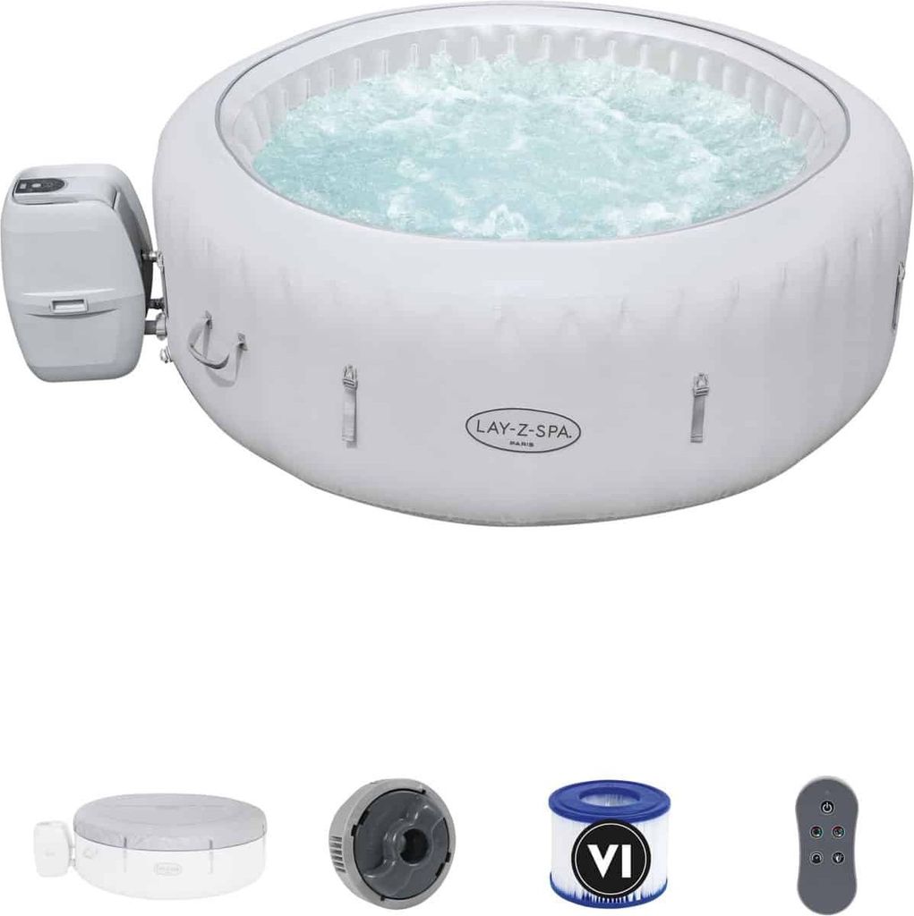 Bestway® LAY-Z-SPA® LED vířivka Paris AirJet™ 196 x 66 cm, Obrázek produktu 22
