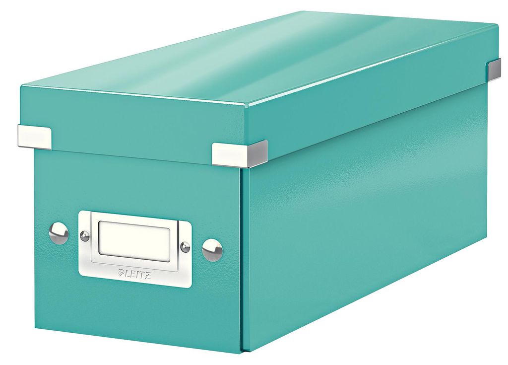 LEITZ CD-opslagbox Click & Store, ijsblauw Productafbeelding 