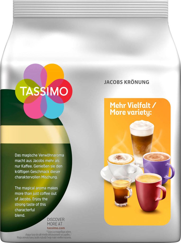 TASSIMO Kapseln Jacobs Krönung Kräftig XL T Discs 5x16 Produktbild 5
