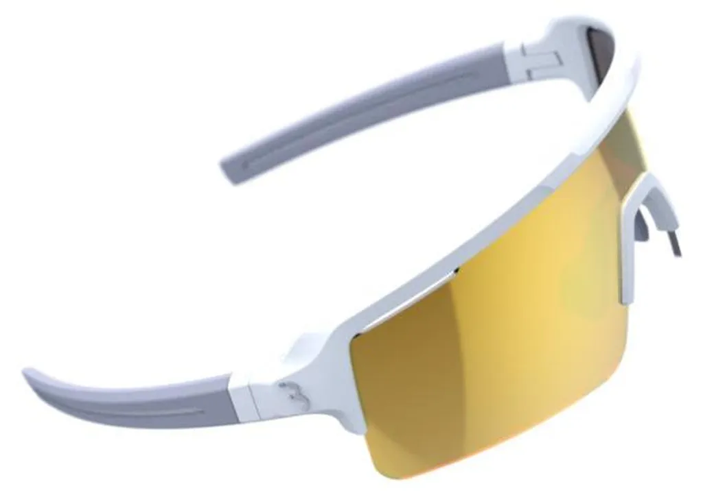 Lunettes de Vélo BBB Fuse Blanc Mat Idéal Route et VTT Protection MLC