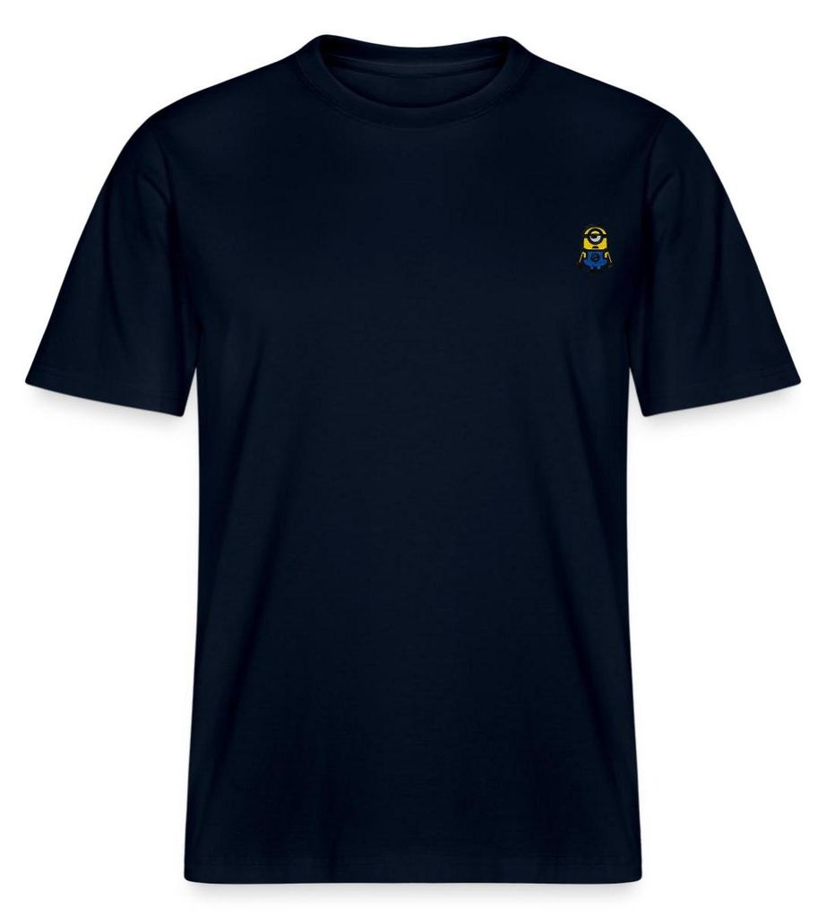 Spreadshirt Minions Stickmotiv Relaxed Fit Uni T-Shirt, XL, Navy