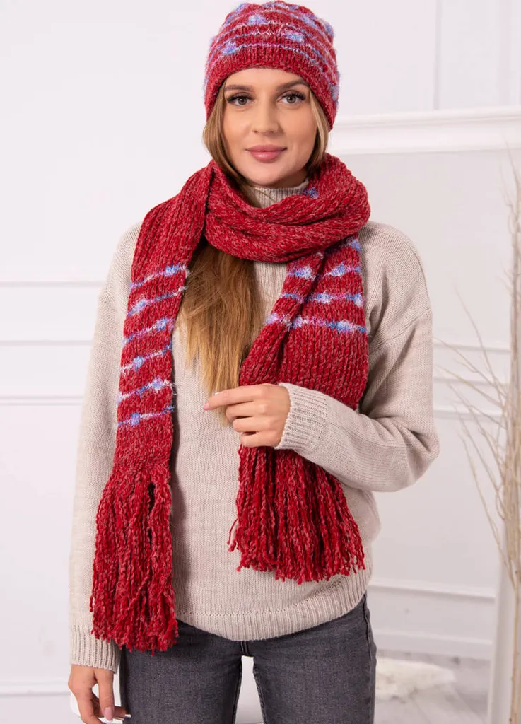 Set Kesi Anika Rosso Donna - L'Outfit Salva-Tempo in Taglia Unica