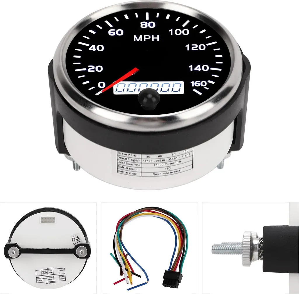 Tachymètre LCD haute visibilité 160MPH remplace compteur défectueux