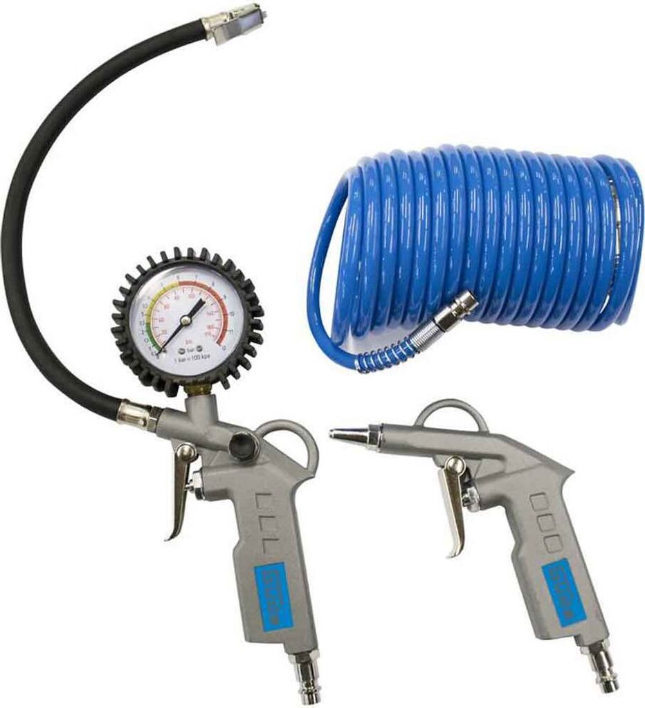 Güde Druckluft-Set 3-teilig 5 m Schlauch, Luftpistole, Produktbild 8