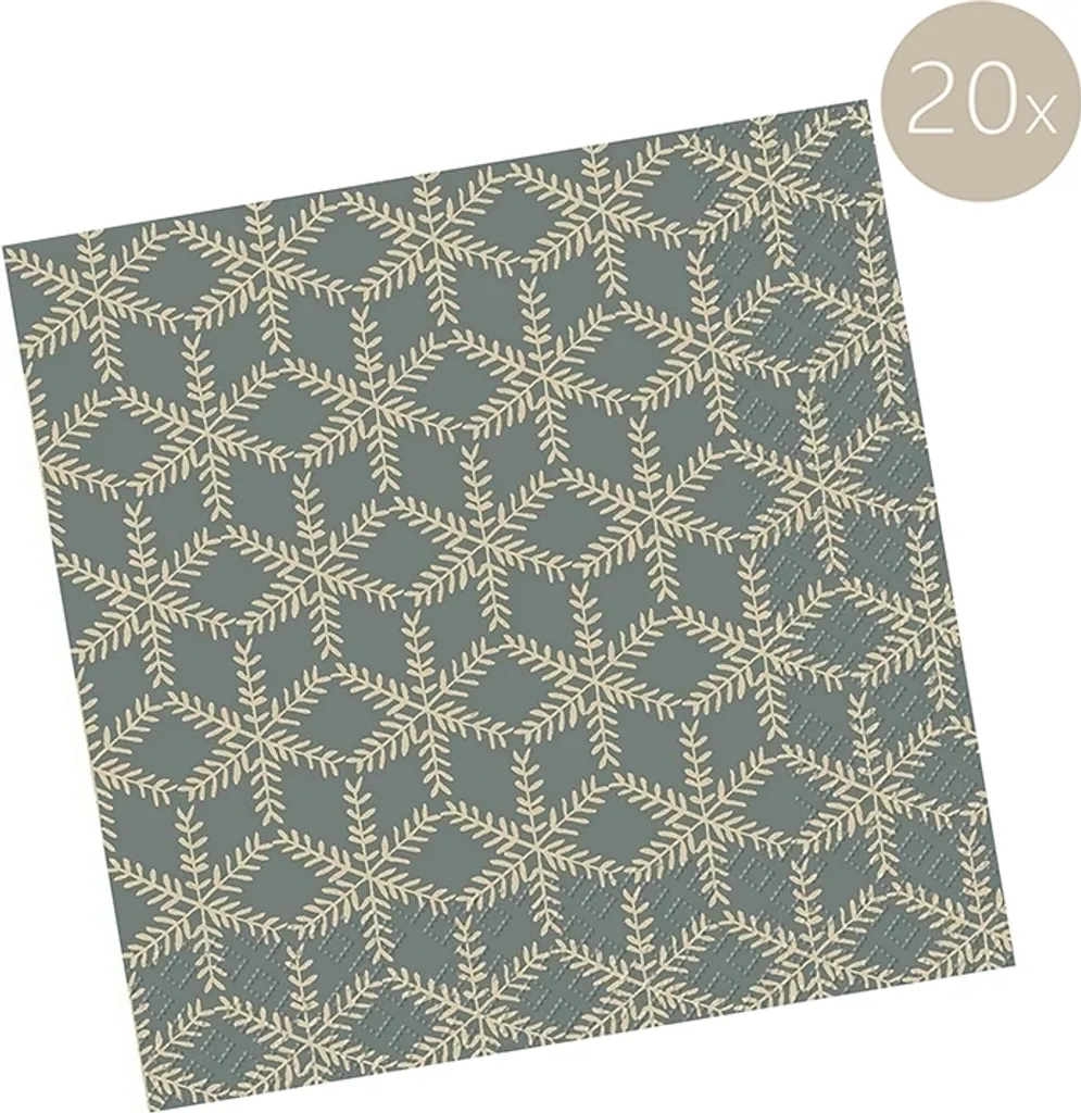 Serviettes de table jetables Eira bleu foncé 33x33 cm pour fêtes