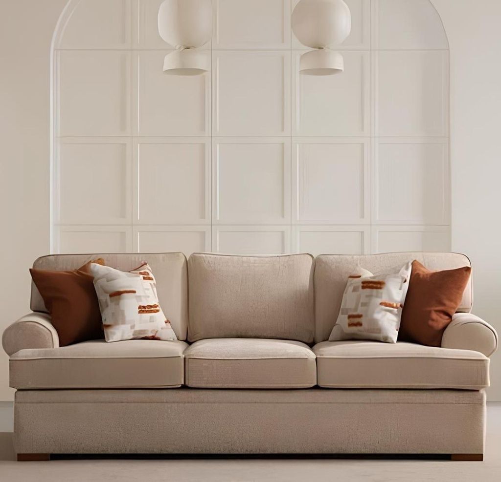Bequemer 3-Sitzer Sofa für Ihr Wohnzimmer, elegant und komfortabel.