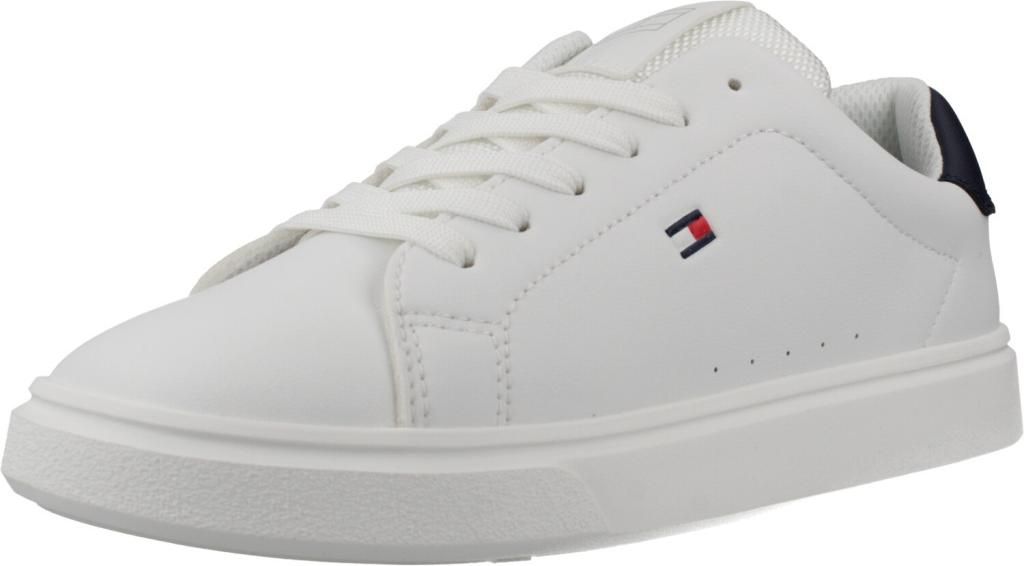 TOMMY HILFIGER LOW CUT LACE UP SNEAKER Weiß