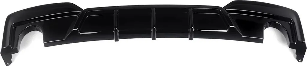 Amélioration look sportif BMW 640i F06 F12 F13 : Diffuseur arrière noir