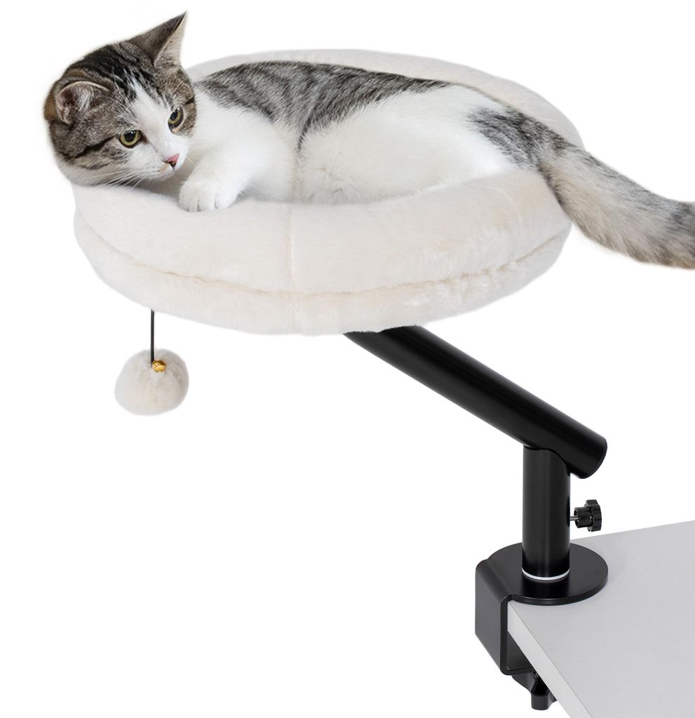 PawHut – kočičí lůžko na stůl s otočným mechanismem o 360° Obrázek produktu 
