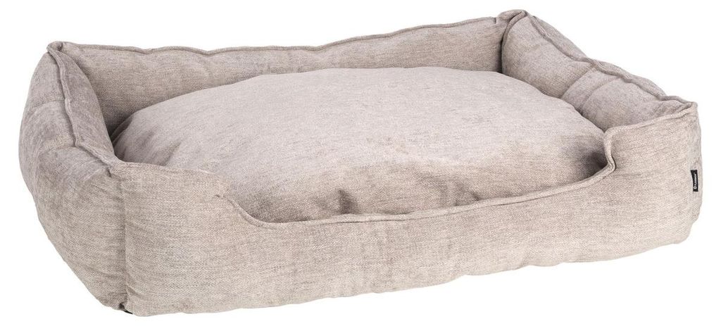 Flamingo Hundekorb Maylo rechteckig beige, Maße: 100 x 80 x 25 cm