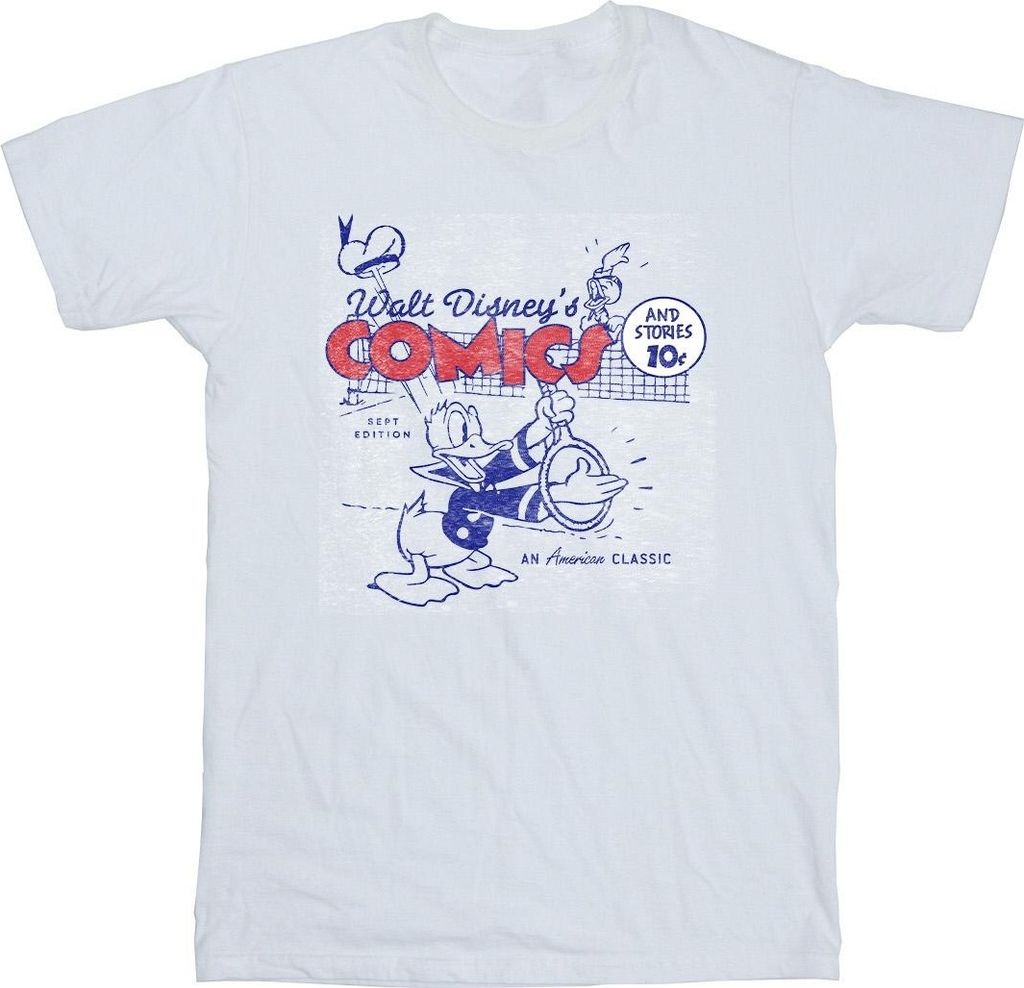 Disney - T-Shirt für Herren BI41810 (S) (Weiß) Produktbild 