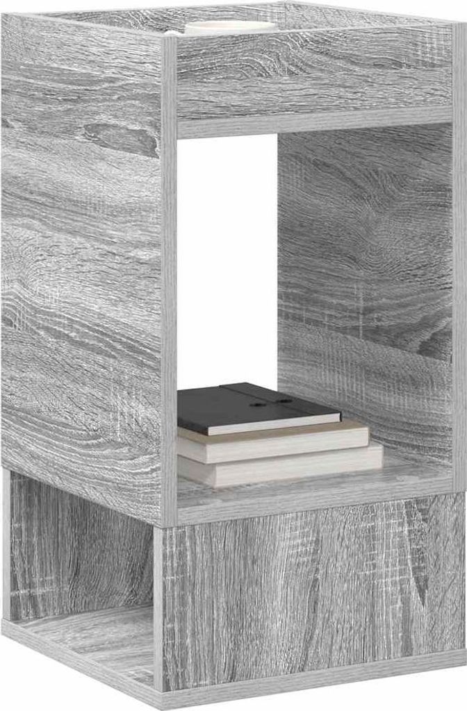 Beistelltisch Graues Sonoma 30 x 30 x 56 cm Holzwerkstoff