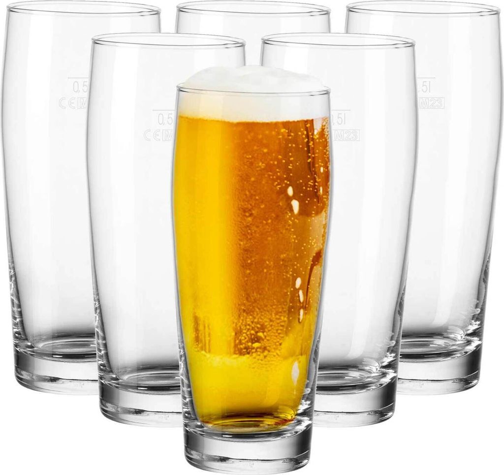 Van Well Willi Becher 0,5 l geeicht 6er Set Produktbild 