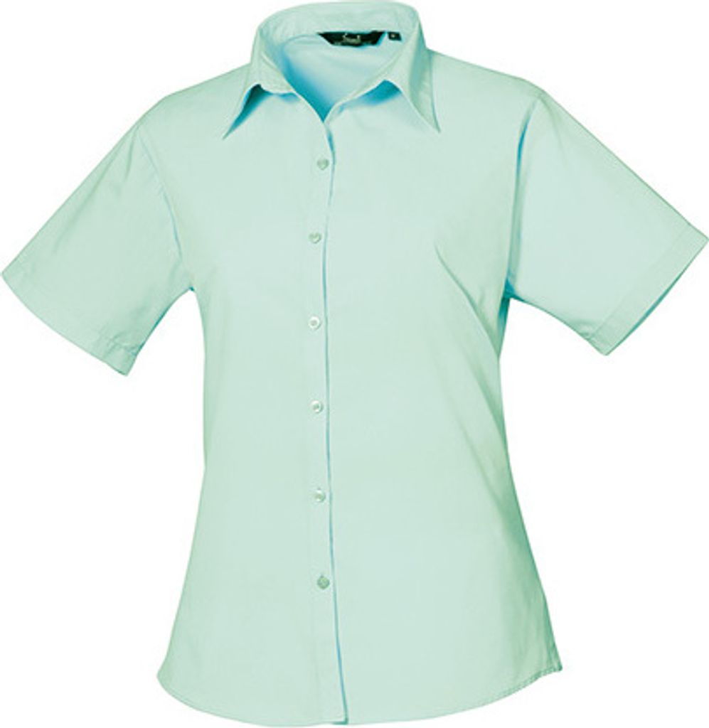 Premier Workwear Women ́s Poplin Short Sleeve Blouse