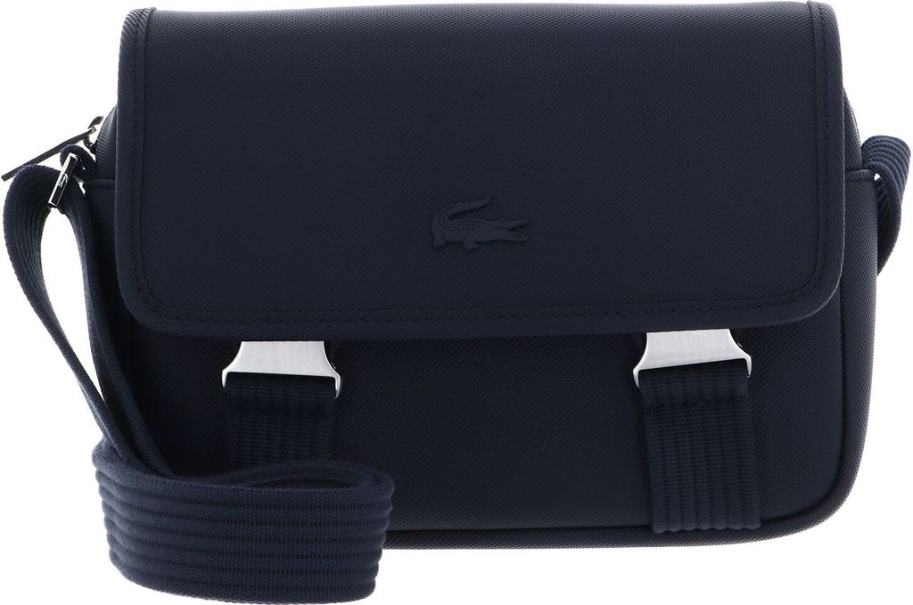 LACOSTE Umhängetasche Messenger Bag Peacoat dunkelblau