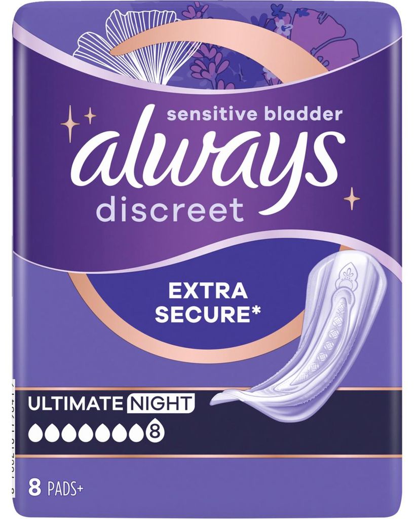 Always Discreet Ultimate Nacht 8er Zdjęcie produktu 