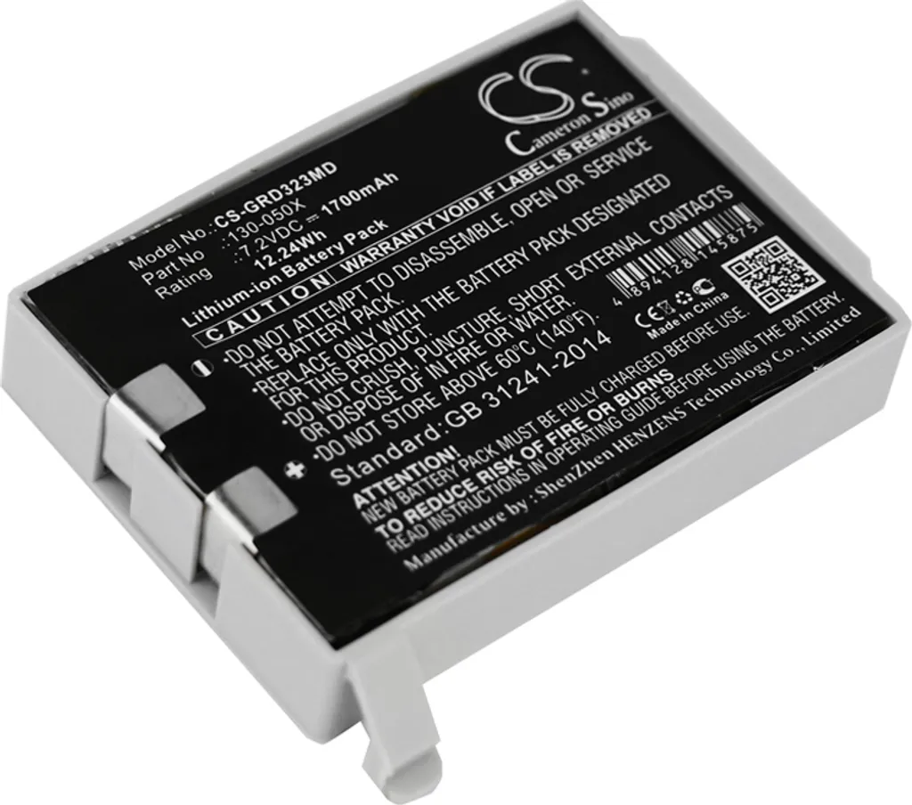 Batterie pour pompe médicale CME BodyGuard 323 remplace modèle 130-050X