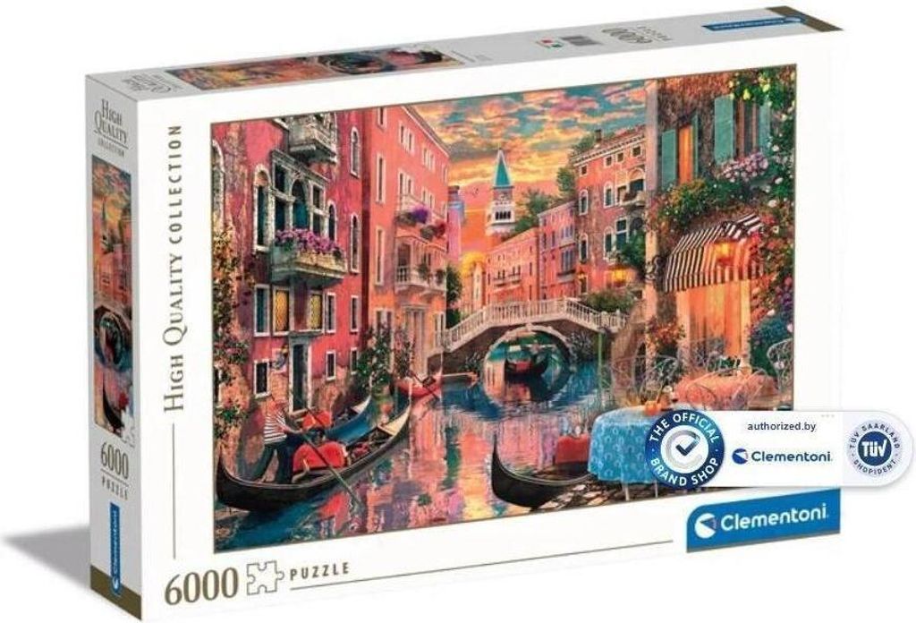 Clementoni Puzzle High Quality Collection Venedig bei Sonnenuntergang 6000 Teile