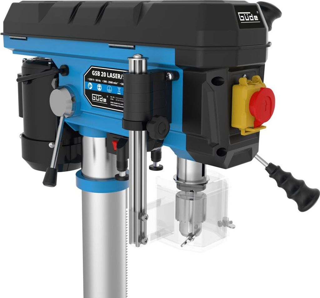 GÜDE GSB 20 Laser Säulenbohrmaschine Tischbohrmaschine Produktbild 8