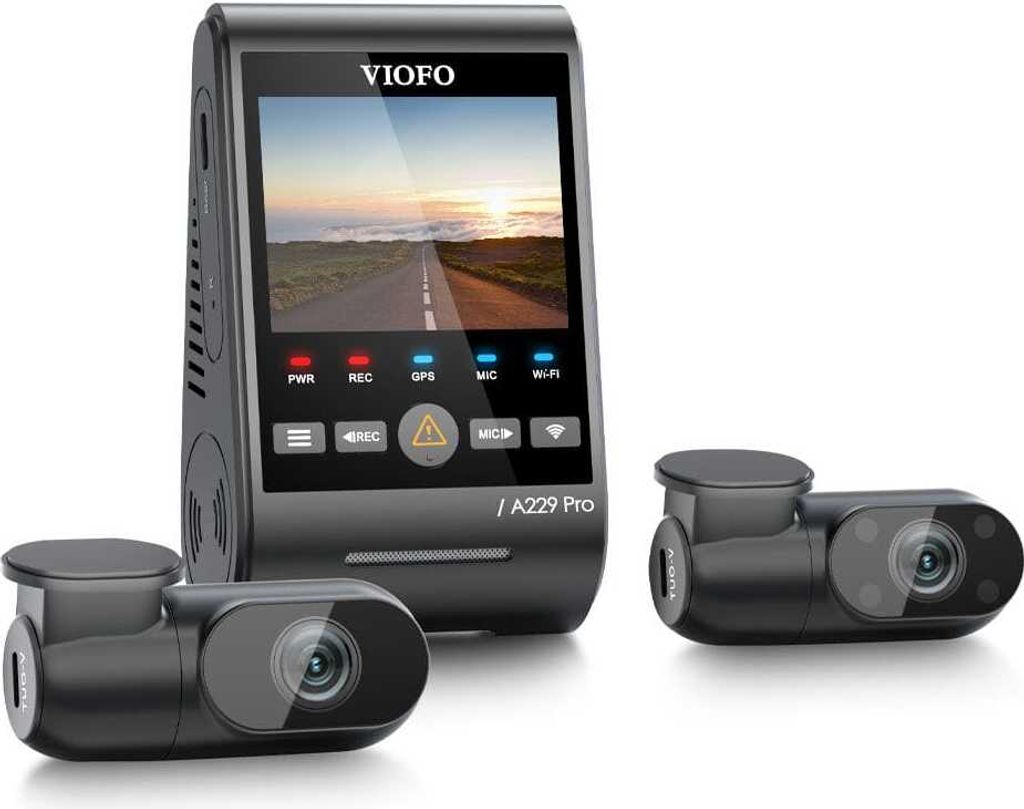 VIOFO A229 Pro 3CH-G GPS - Video recorder Image du produit 