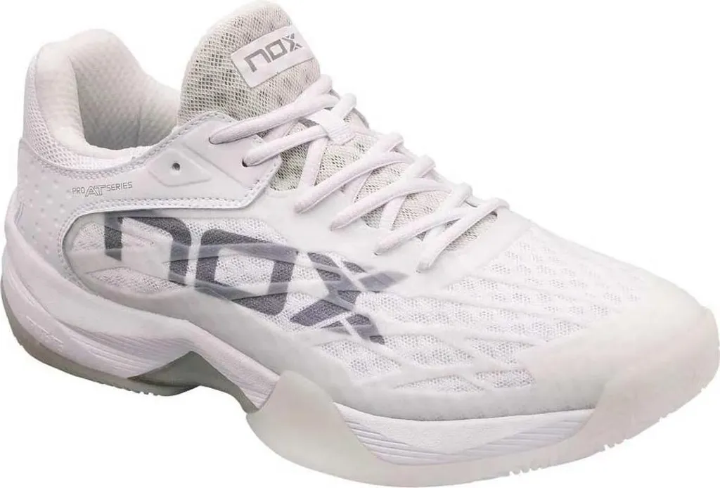 Chaussures de padel Nox AT10 Lux idéales pour matchs intensifs blancs