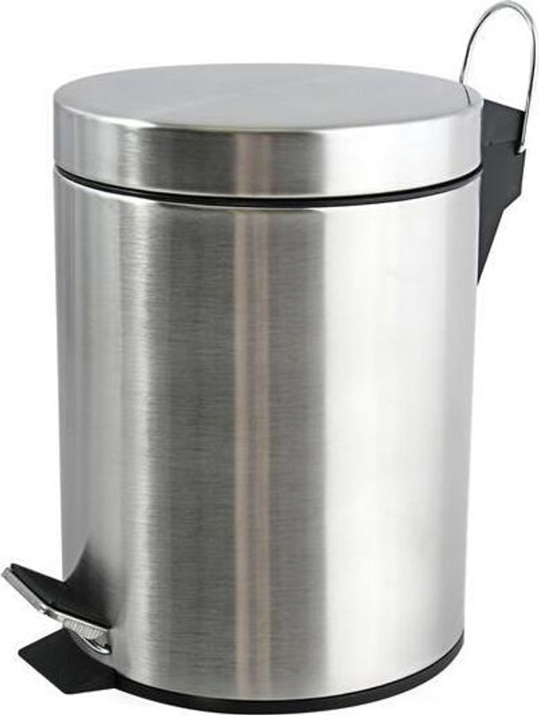MSV Treteimer Edelstahl 5 Liter matt