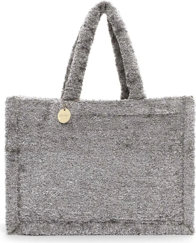 Sac shopper Kimmy SURI FREY gris clair idéal pour travail et sorties