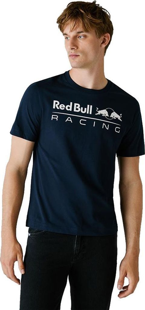Red Bull Racing Team Logo Kurzarm-t-shirt Blau S Mann Blau S