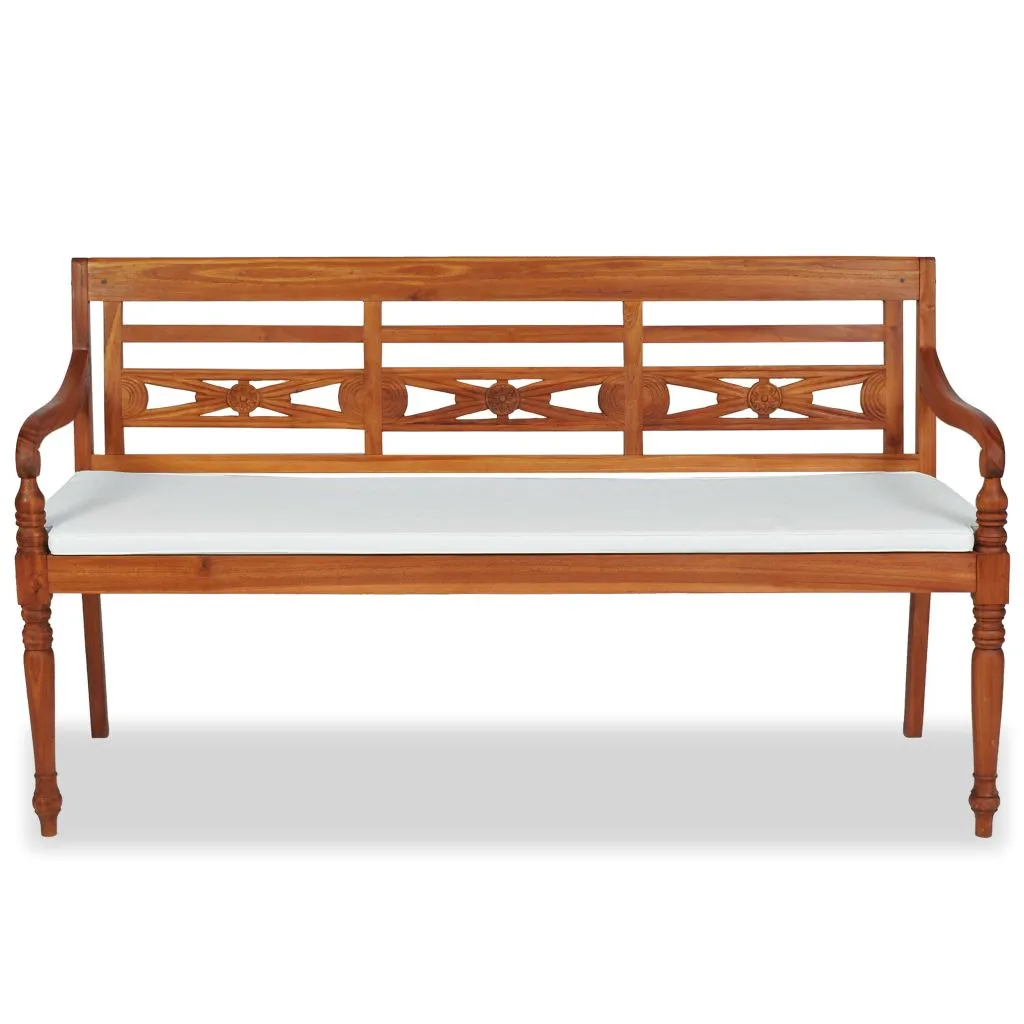 Banc de jardin durable en teck 150 cm : fini le mobilier qui s'abîme