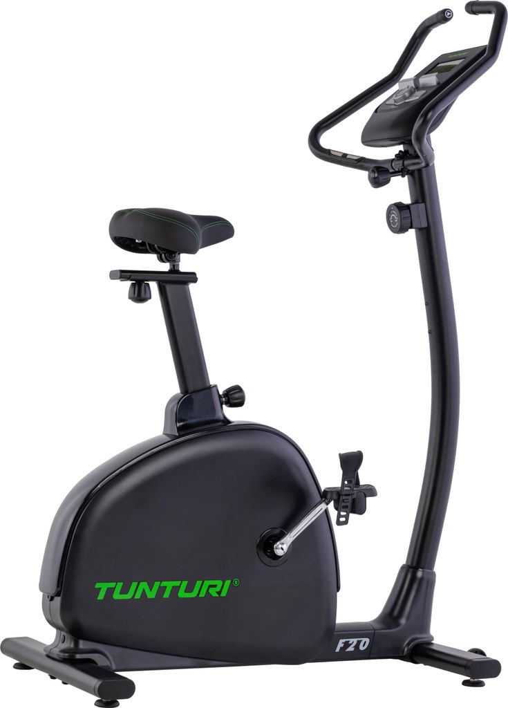 Tunturi Signature F20 Heimtrainer - Fitness fahrrad mit tiefem Einstieg - 150 kg Benutzergewicht - 8 Widerstandsstufen - Mit LCD-Display und Transp...