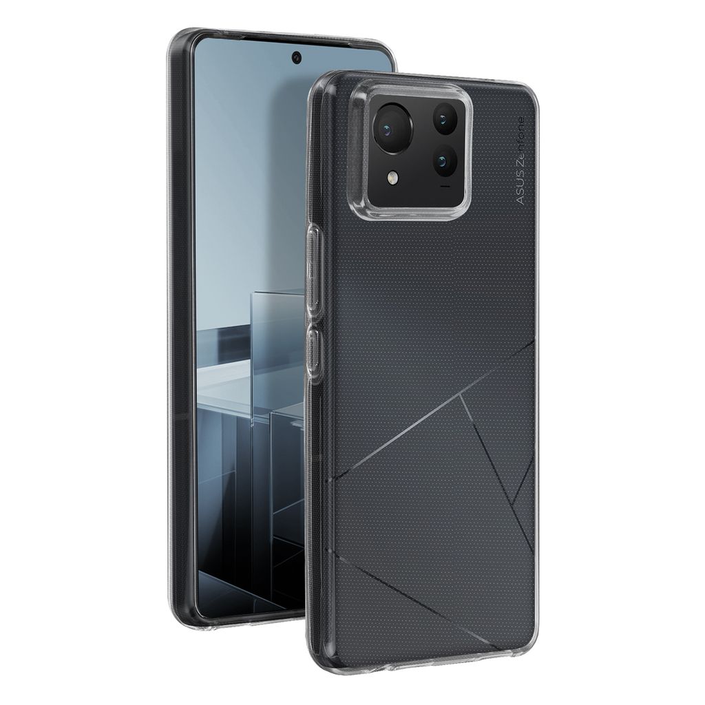 Avizar, Hülle für Asus Zenfone 11 Ultra, weiches Silikon, Kamera geschützt, Transparent