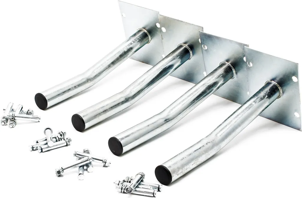 Support mural pneu anti-rayure | Solution gain de place garage 4 roues