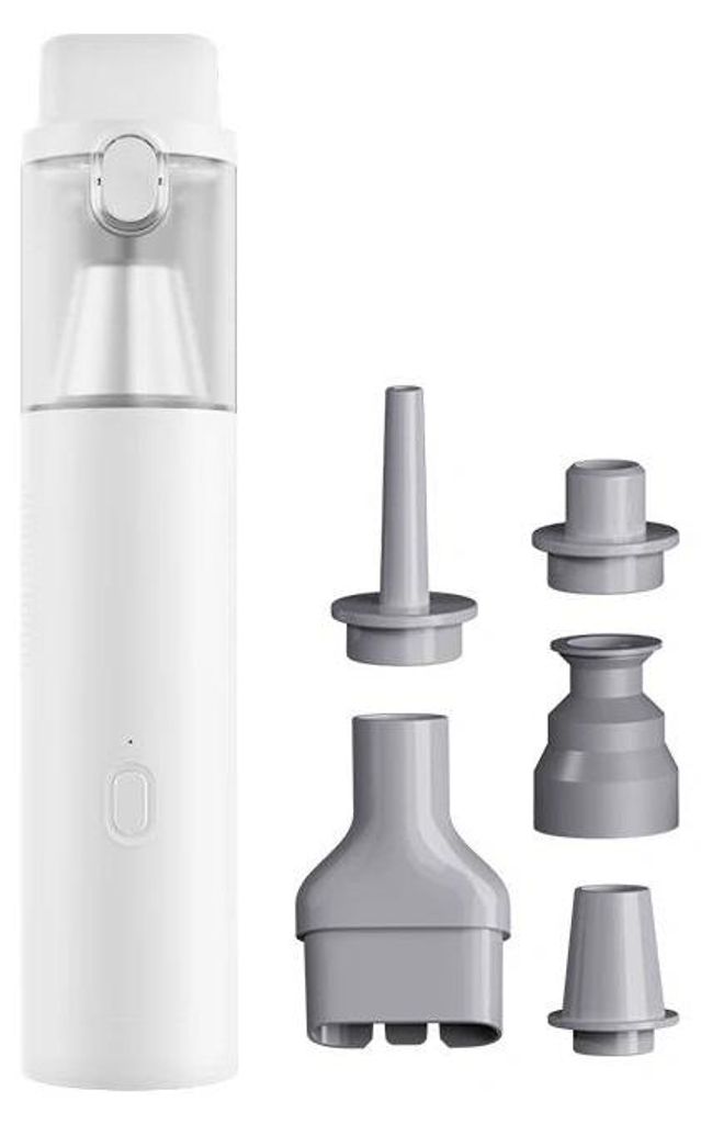 H1 Edge - Kabelloser Handstaubsauger - 4000Pa Saugkraft - Blas- & Aufpump-Funktion - Für Haus & Auto - Weiß