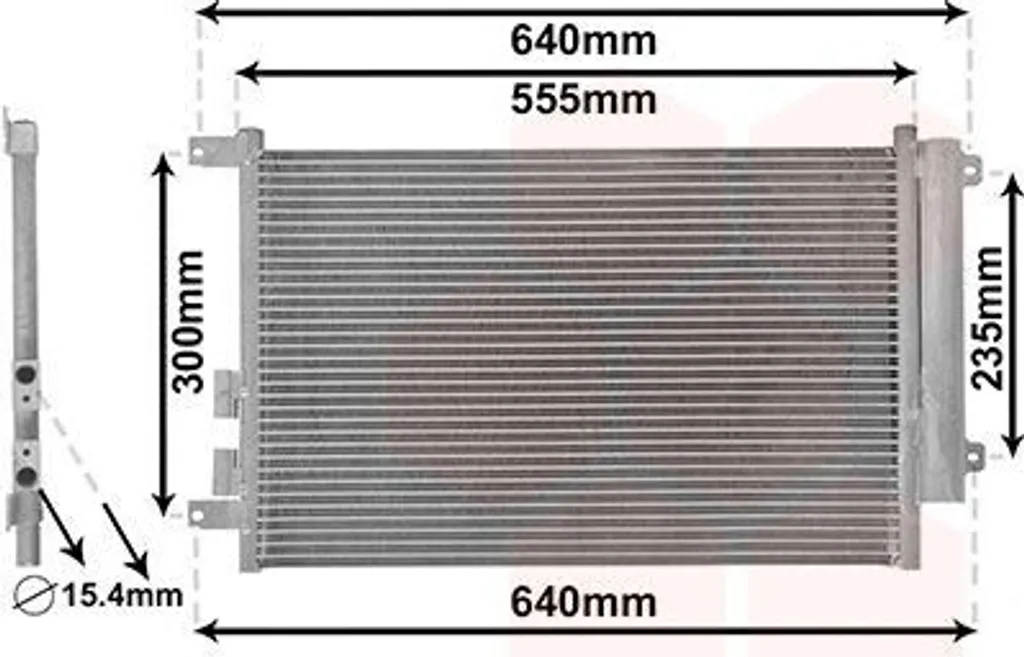 Condenseur VAN WEZEL 01005088 Haute Efficacité pour ALFA ROMEO 147 937