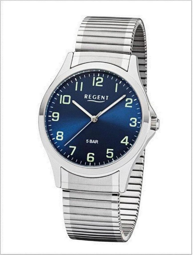 Regent 11310062 Herrenuhr, Zugband, Quarz Immagine del prodotto 
