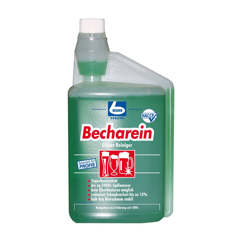 Dr. Becher Becharein Gläser Reiniger Dosierkammerflasche 1L (1er Pack)