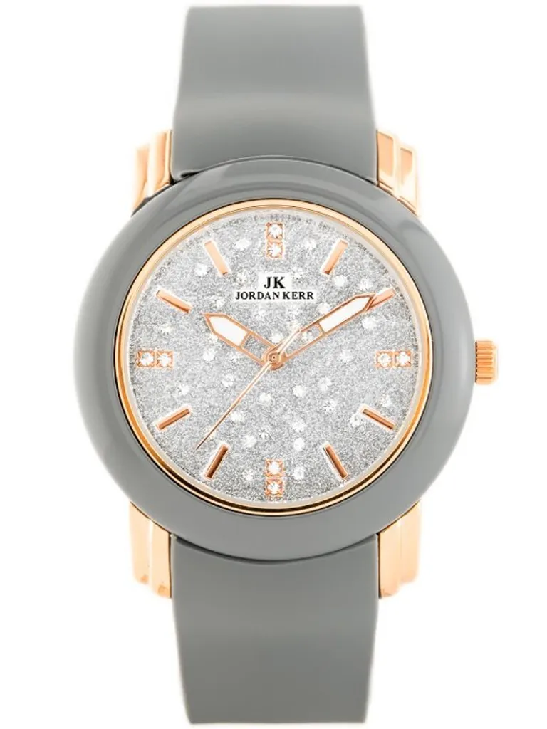 Montre Glamour pour Femme Jordan Kerr ZJ617H - Cadran raffiné doré