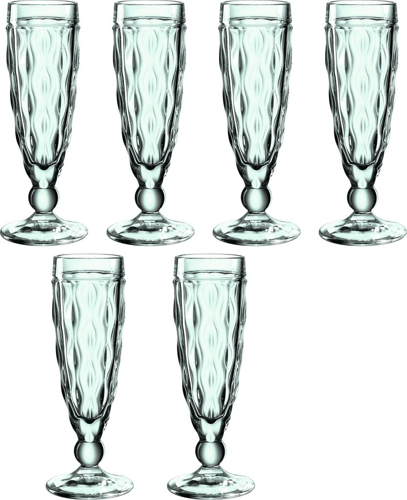 Leonardo Sektglas Brindisi grün 100 ml 6 Stück